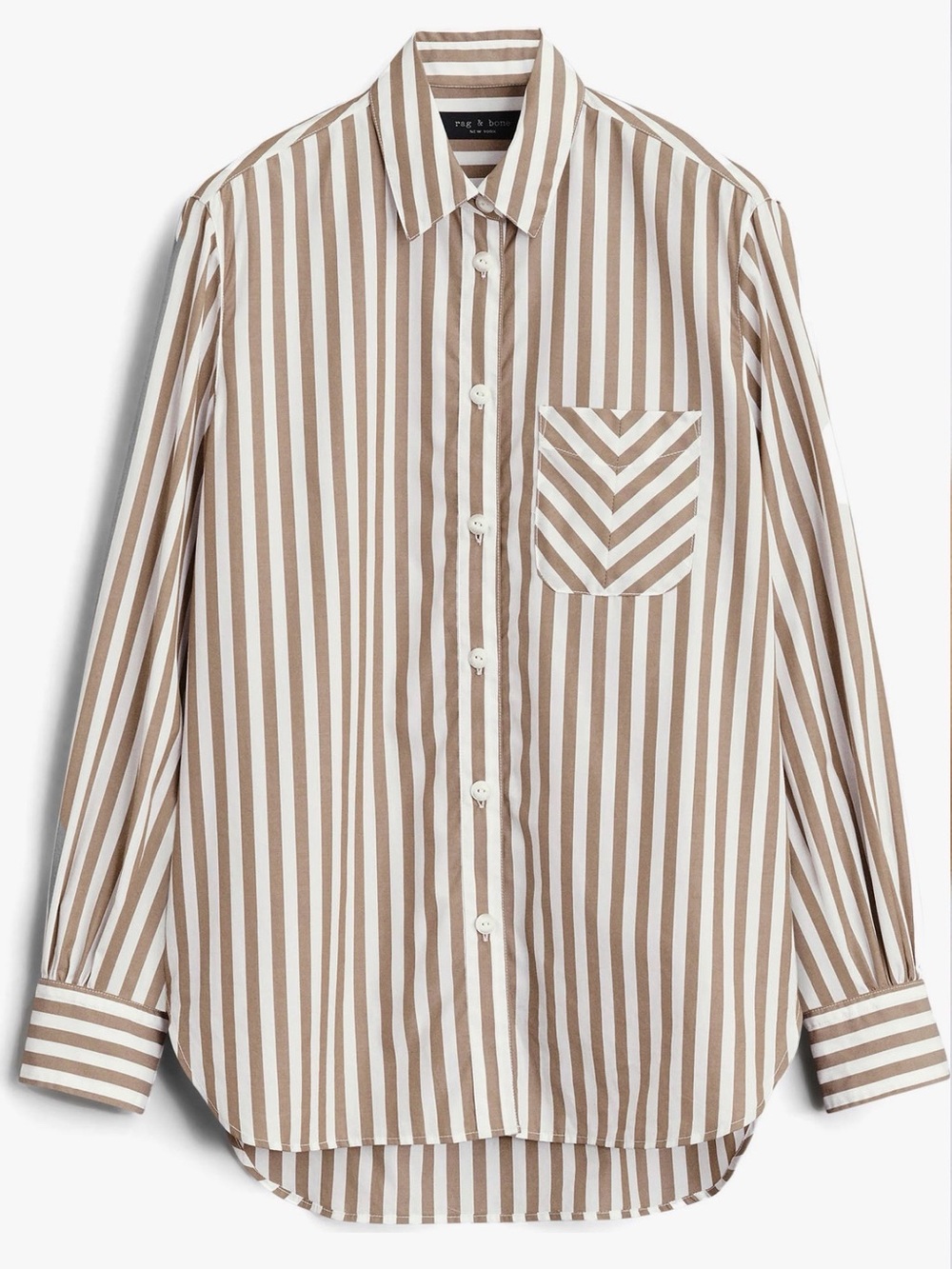 Rag & bone Maxine Button Down Shirt EUC, size M, 100% Cotton - Picture 2 of 6